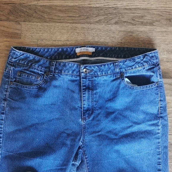 Ae Sport Additional Elle Slim Jeans Faded Plus 18 - Picture 3 of 7